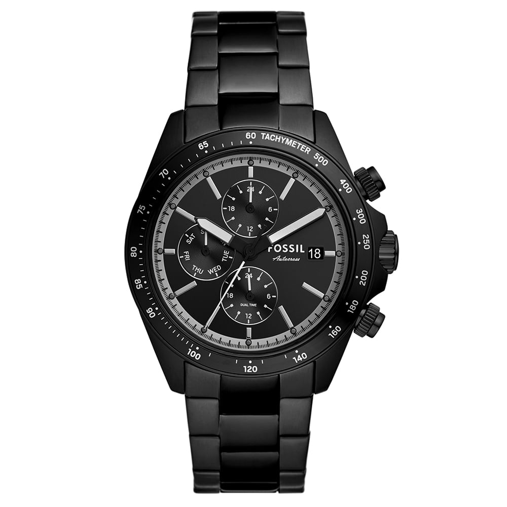 Relógio Fossil Masculino Autocross Preto - FS6125/1PN - Relógio Fossil Masculino Fossil Preto - FS6125/1PN