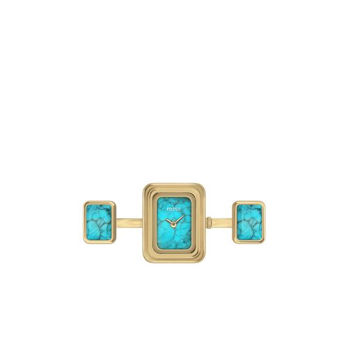 Relógio Anel Fossil Feminino Dourado - ES5432/1AN - Relógio Fossil Feminino Watch Ring - ES5432/1AN