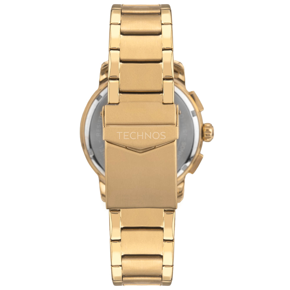 Relógio Technos Masculino Dourado Grandtech - JS15EOA/1P