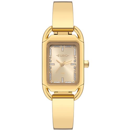 Relógio Euro Feminino Unique Bangle Dourado - EU5Y30AB/5D