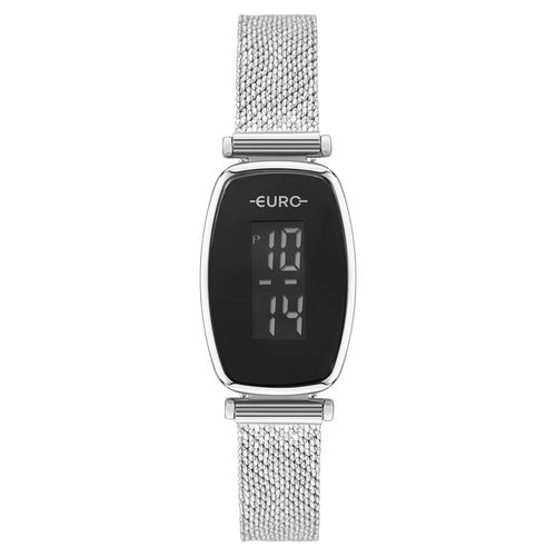Relógio Euro Feminino Fashion Fit Glam Prata - EUJHS43AAA/4K - Relógio Euro Feminino Ff Glam Prata - EUJHS43AAA/4K