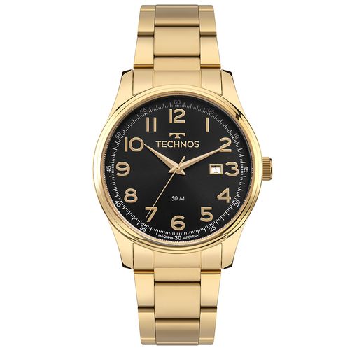 Relógio Technos Masculino Steel Dourado - 2115UCI/1P
