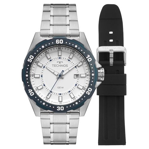 Relógio Technos Masculino Racer Premium Bicolor - 2315LBD/T1B