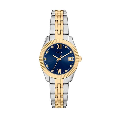 Relógio Fossil Feminino Scarlette Bicolor - ES5443/1AN - Relógio Fossil Feminino Scarlette - ES5443/1AN