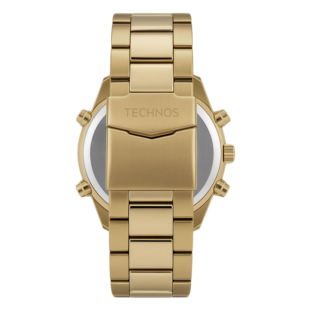 Relógio Technos Masculino Ts Digitech Dourado - YXDAD1431AB/1P