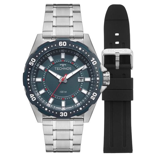 Relógio Technos Masculino Racer Premium Bicolor - 2315LBD/T1A