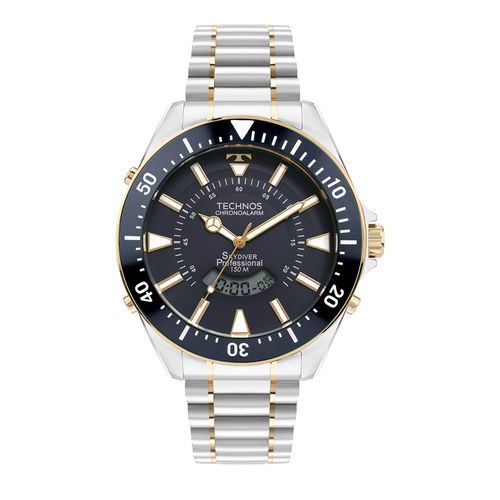 Relógio Technos Masculino Skydiver Bicolor