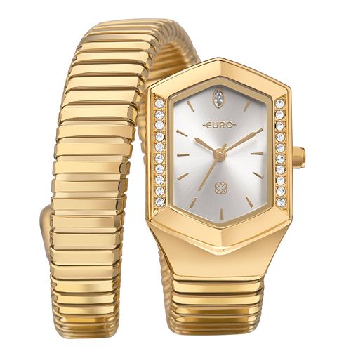 Relógio Euro Feminino Serpentes Dourado - EU2035ZAP/5K - Relógio Euro Feminino Unique Premium Dourado - EU2035ZAP/5K