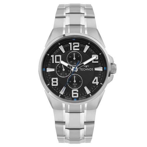 Relógio Technos Masculino Skymaster Prata - 6P27DUT/1P