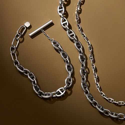 Colar Fossil Feminino Prata - JA7242040/1I - Colar Feminino Fossil Prata - JA7242040/1I