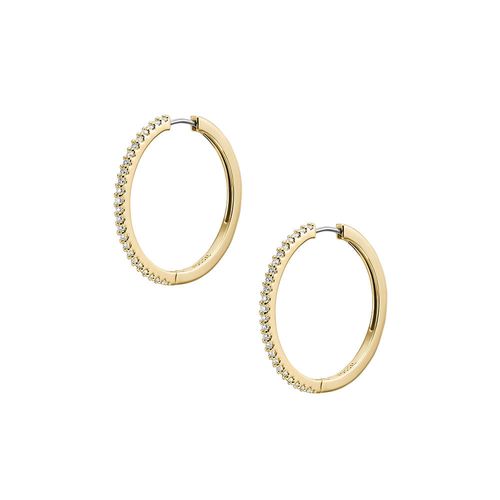 Brinco Fossil Feminino Dourado - JA7261710/1I - Brinco Feminino Fossil Dourado - JA7261710/1I