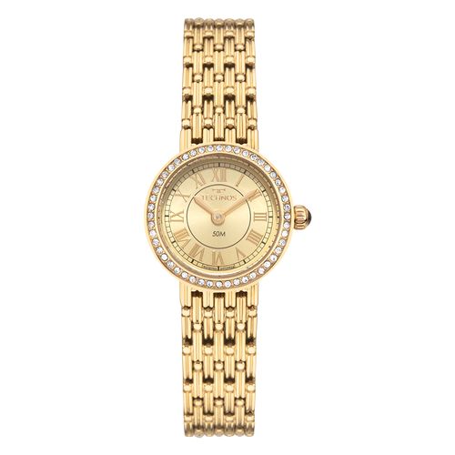 Relógio Technos Feminino Mini Joia Dourado