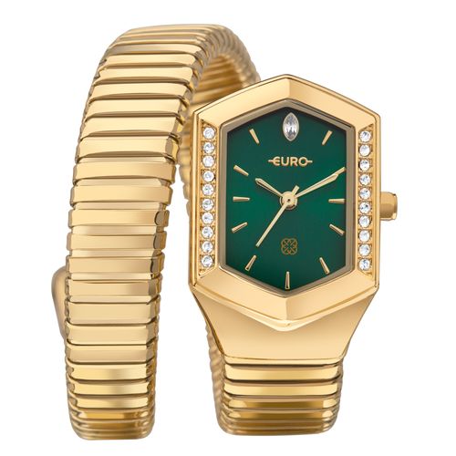 Relógio Euro Feminino Serpentes Dourado - EU2035ZAP/5V - Relógio Euro Feminino Unique Premium Dourado - EU2035ZAP/5V