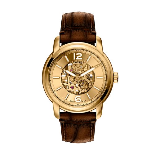 Relógio Fossil Masculino Heritage Dourado - ME3279/0DN