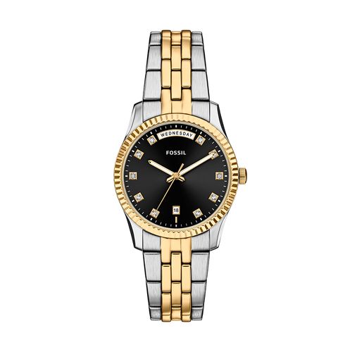 Relógio Fossil Feminino Scarlette Bicolor - ES5458/1PN