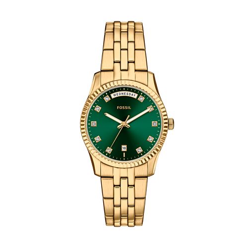 Relógio Fossil Feminino Scarlette Dourado - ES5460/1VN