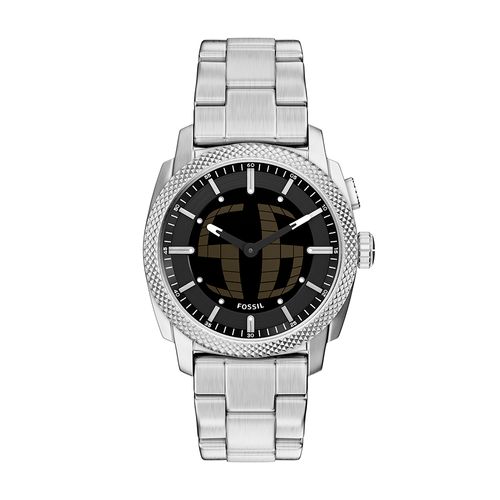 Relógio Fossil Masculino Machine Big Tic Prata - FS6155/1PN - Relógio Fossil Masculino Machine Prata - FS6155/1PN