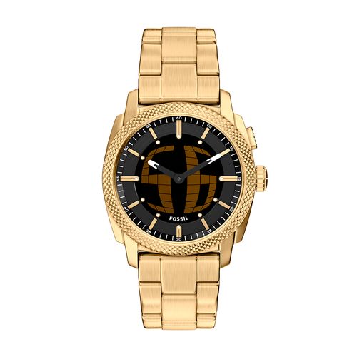 Relógio Fossil Masculino Machine Big Tic Dourado - FS6157/1PN - Relógio Fossil Masculino Machine Dourado - FS6157/1PN
