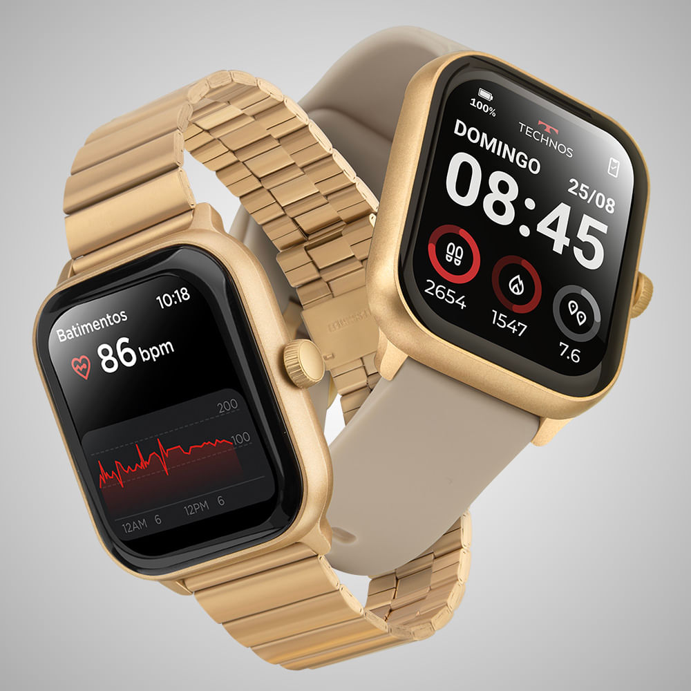 Relogio Smartwatch Unissex Connect Dourado - TMAXPAD/9D