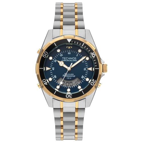 Relógio Technos Masculino Skydiver Bicolor