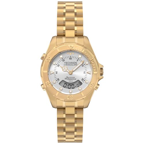 Relógio Technos Feminino Skydiver Dourado