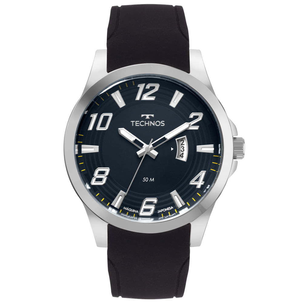 Technos Relógio Technos Masculino Racer Prata - 2115UDD/2A