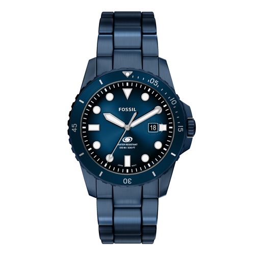 Relógio Fossil Masculino Blue Azul - FS6166/1AN - Relógio Fossil Masculino Fossil Blue Azul - FS6166/1AN