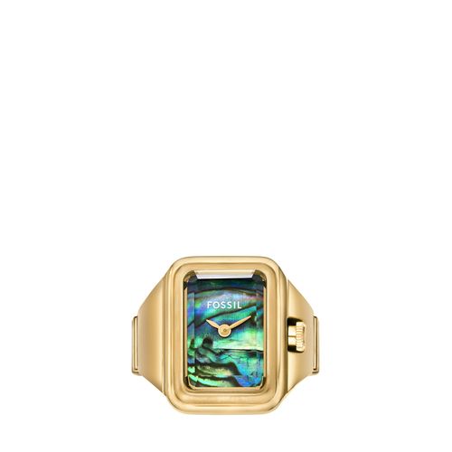 Relógio Anel Fossil Feminino Dourado - ES5411/1PN - Relógio Anel Fossil Feminino Watch Ring - ES5411/1PN