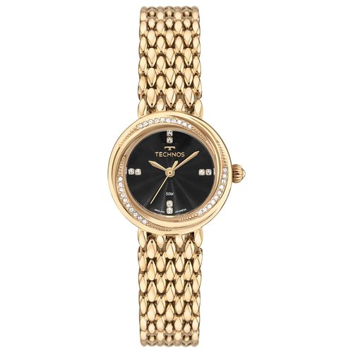 Relógio Technos Feminino Mini Joia Dourado