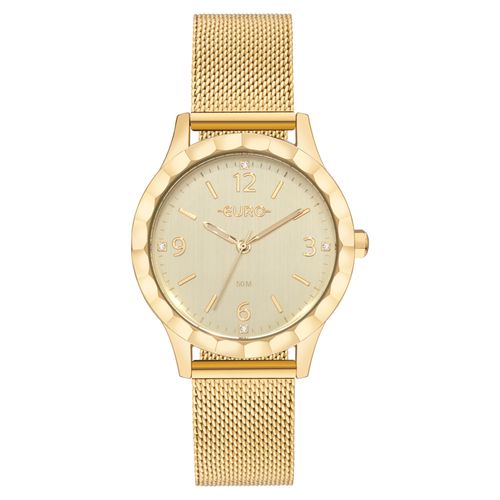 Relógio Euro Feminino Glitz Dourado - EU2036YVW/4X