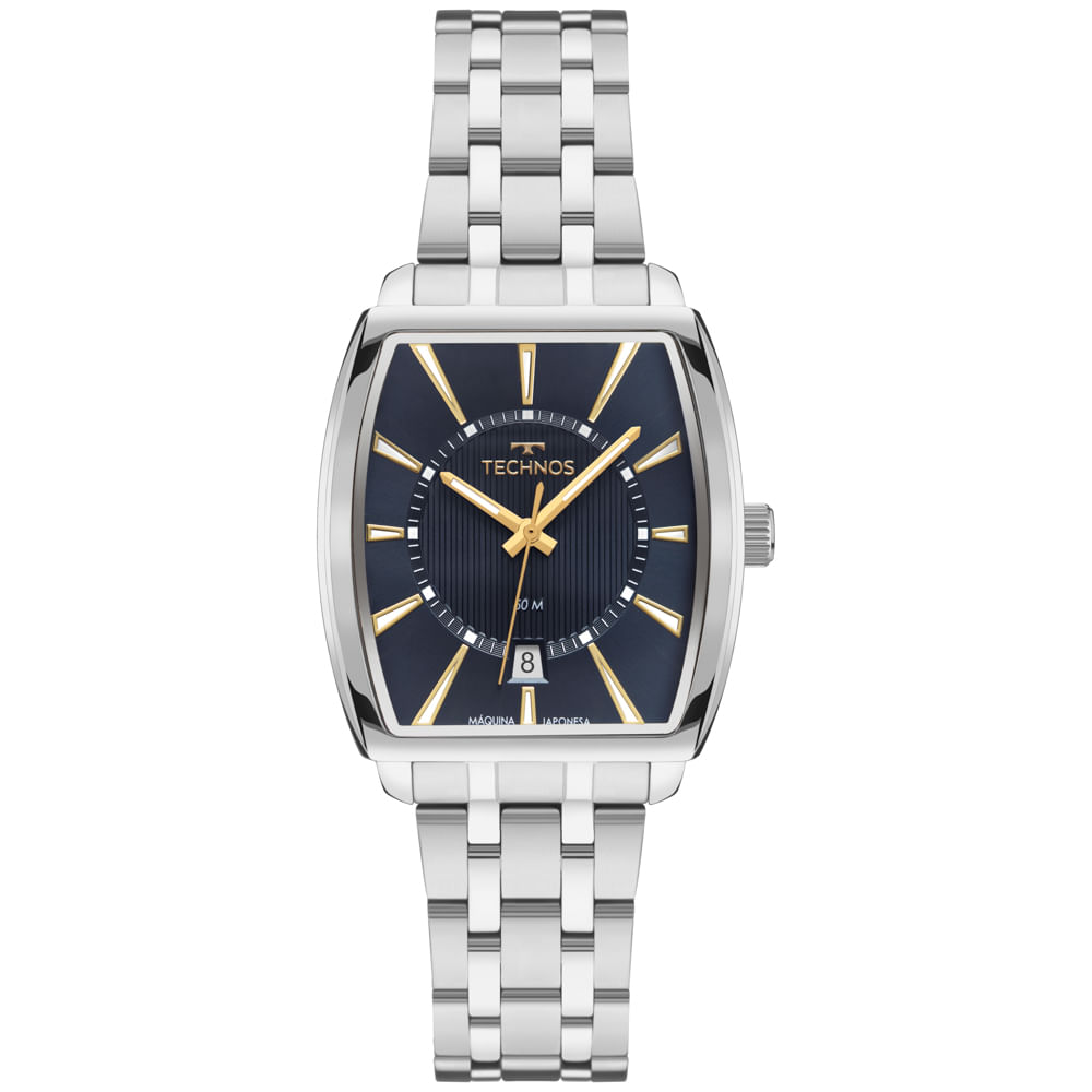 Technos Relógio Technos Masculino Executive Prata - 2115UDR/1A