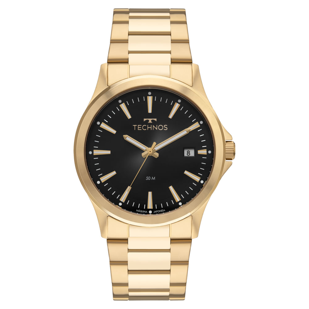 Technos Relógio Technos Masculino Steel Dourado - VJ52AI/1P