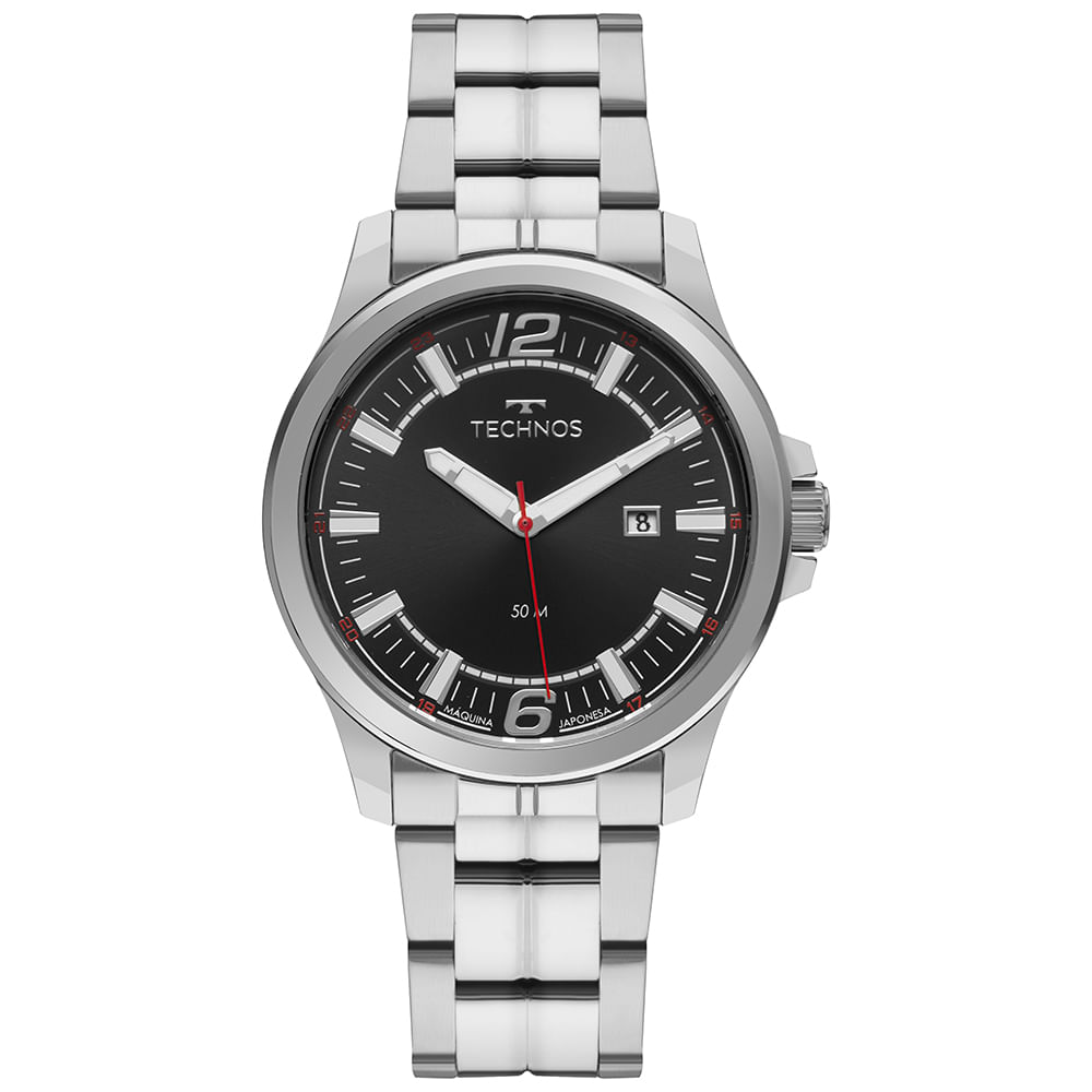 Technos Relógio Technos Masculino Racer Prata - 2115UER/1P