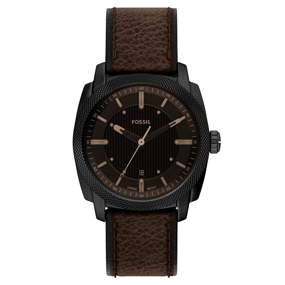 Relógio Fossil Masculino Machine Preto - FS6187/0MN