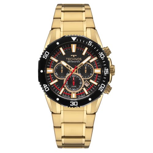 Relógio Technos Masculino Skymaster Premium Bicolor