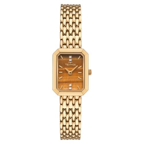Relógio Technos Feminino Stone Dourado