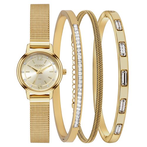 Kit Euro Feminino Mix Elegante Dourado - EU2035ZCX/K4D