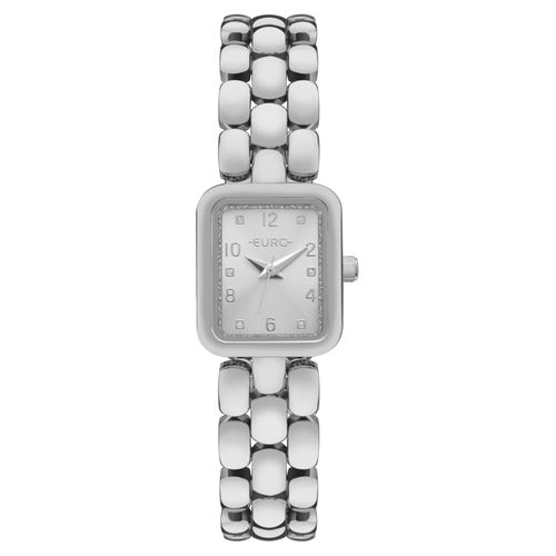 Relógio Euro Feminino Mini Lux Prata - EU2036YWD/4B