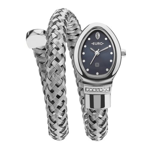 Relógio Euro Feminino Serpentes Prata - EU2035ZEC/4A